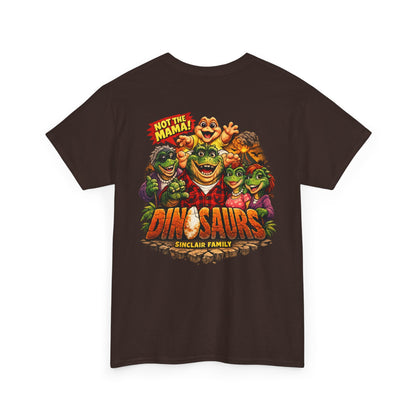 Dinosaurs Family Graphic Tee — 'Not the Mama' Retro Dino T-Shirt