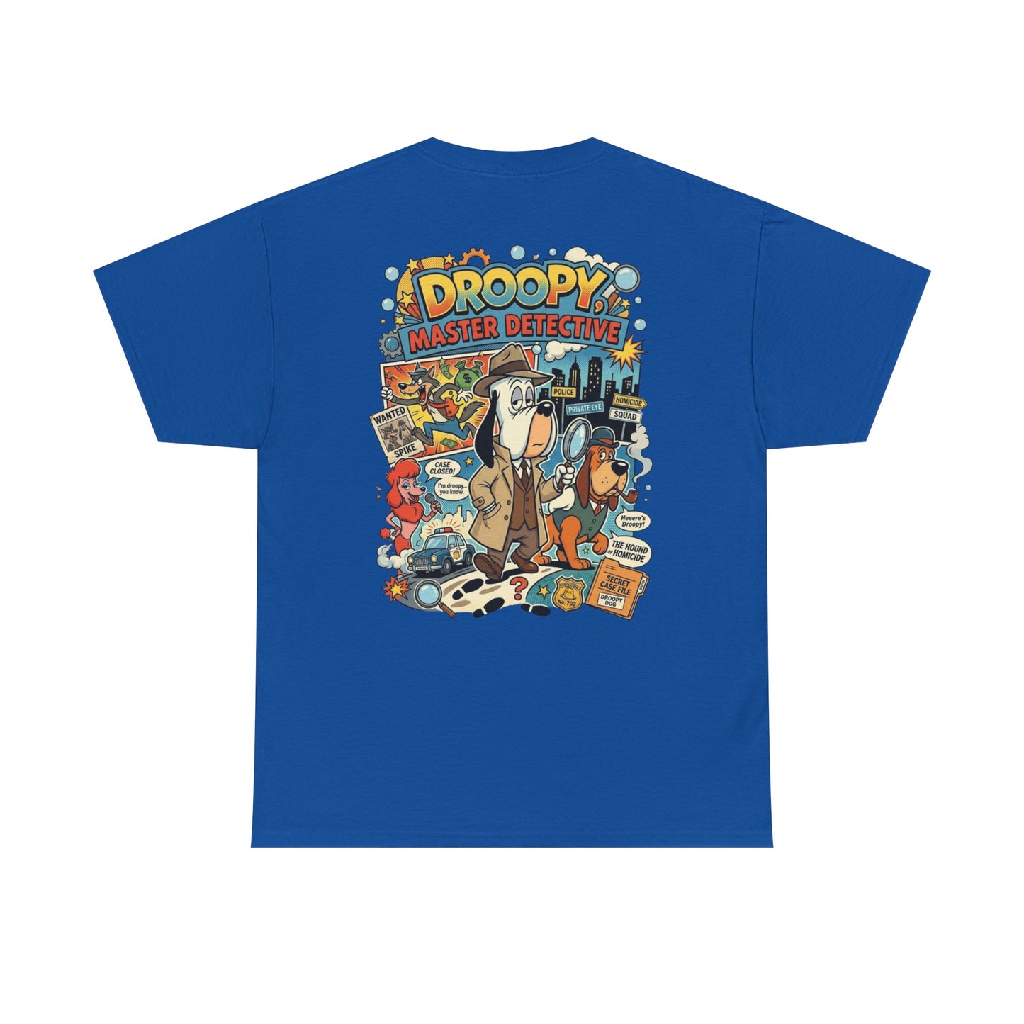 Graphic Tee — "Master Detective" Retro Cartoon T-Shirt