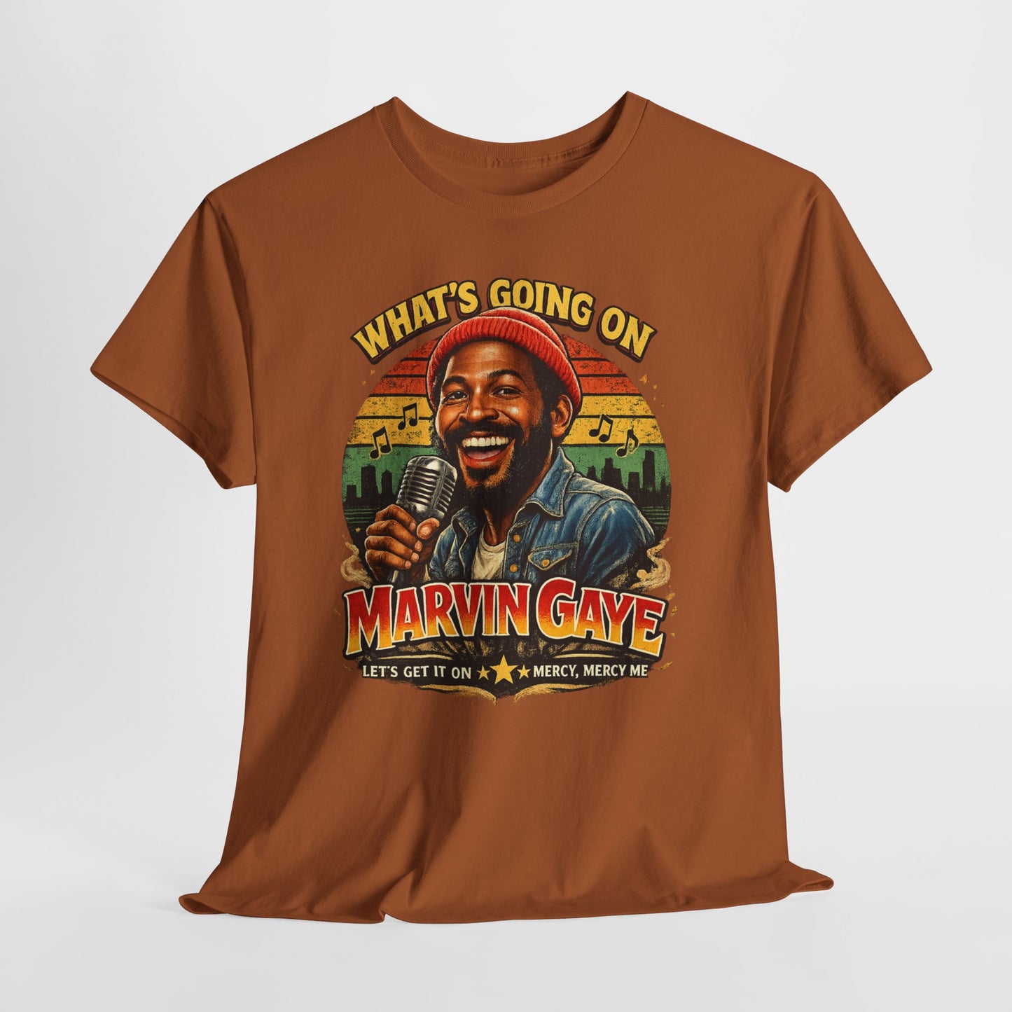 Marvin Gaye Tribute Tee, Vintage Music T-Shirt, Unisex Cotton Tee, Retro Style Shirt, Gift for Music Lovers, Perfect for Concerts