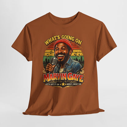 Marvin Gaye Tribute Tee, Vintage Music T-Shirt, Unisex Cotton Tee, Retro Style Shirt, Gift for Music Lovers, Perfect for Concerts