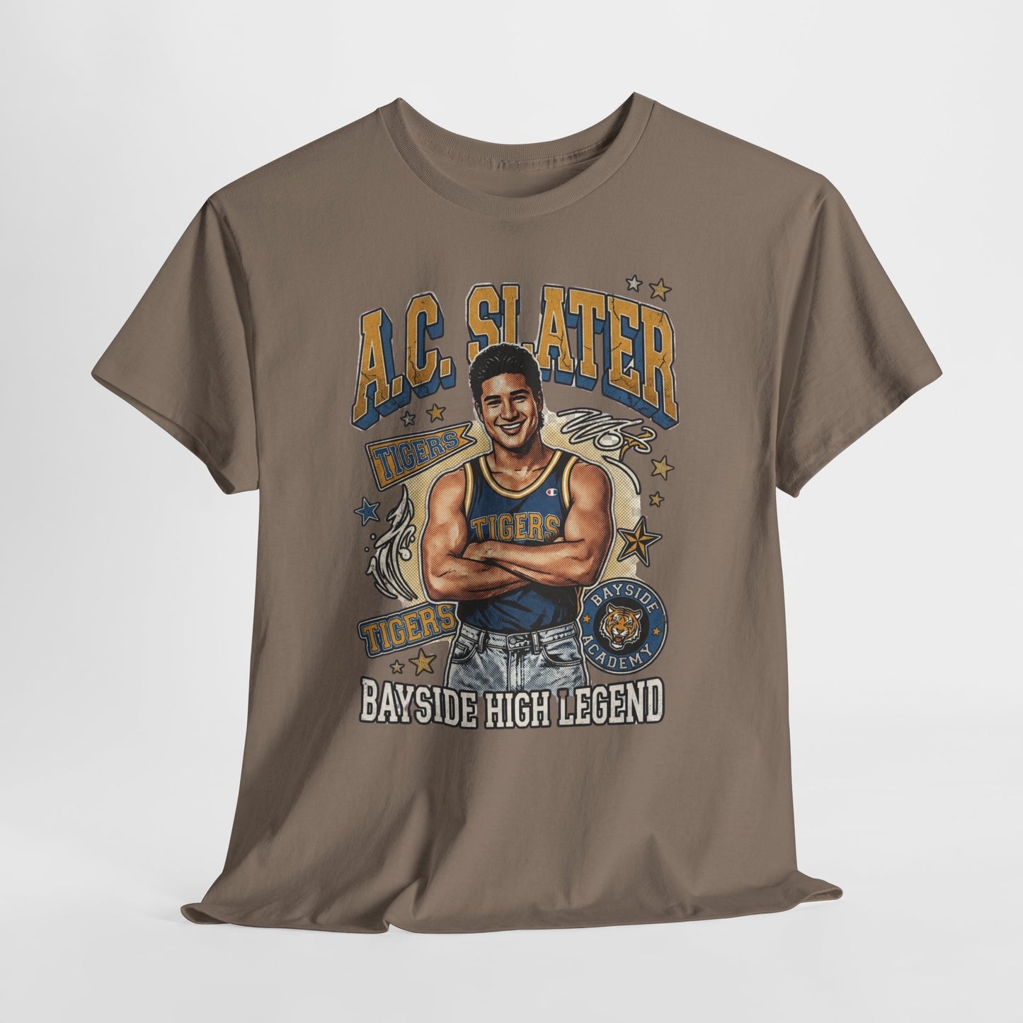 AC Slater Bayside High Legend Tee — Saved by the Bell Retro Football Shirt