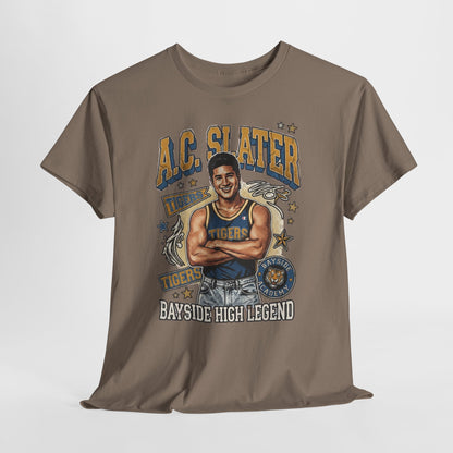 AC Slater Bayside High Legend Tee — Saved by the Bell Retro Football Shirt