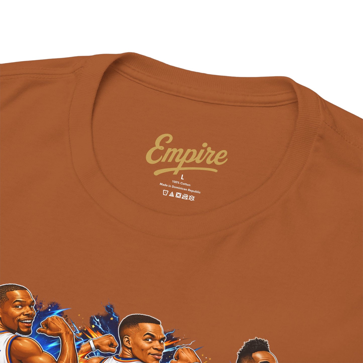 OKC Thunder Caricature Basketball T-Shirt — Team Players Graphic Tee