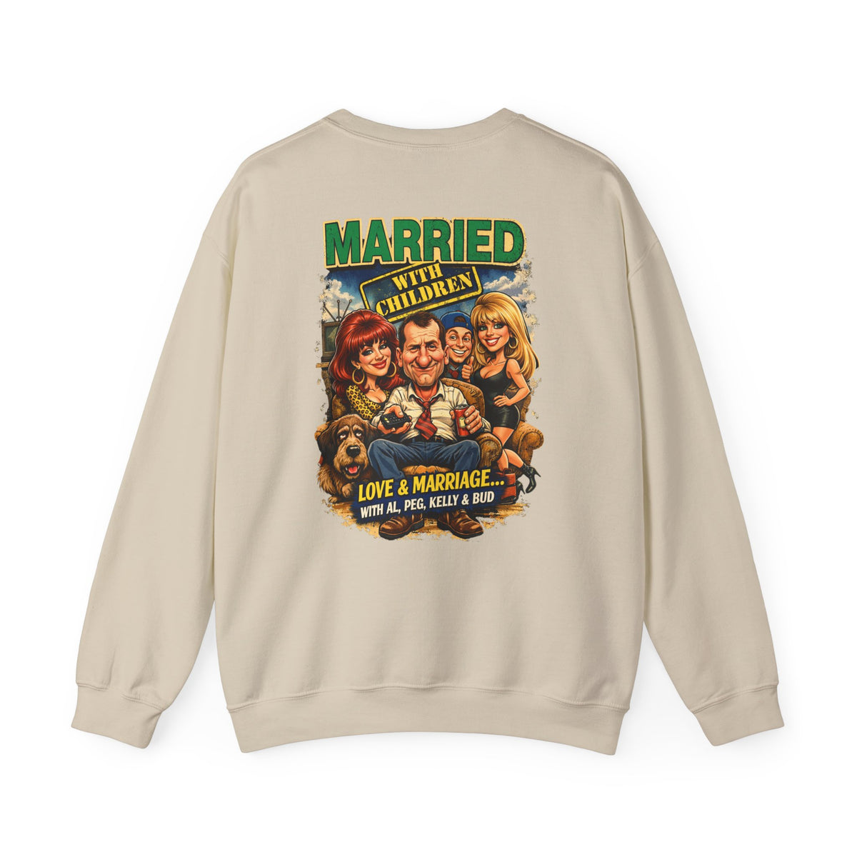 Married with Children Retro Crewneck Sweatshirt