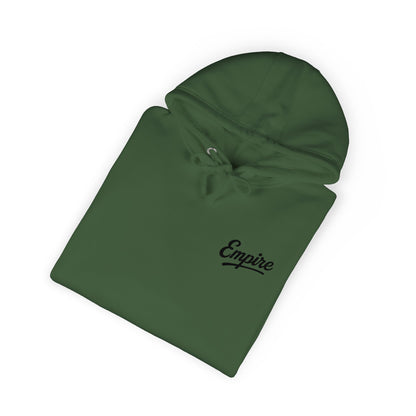 Empire Signature Embroidered Hoodie — Minimal Fleece with Black 'Empire' Logo
