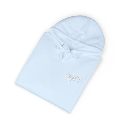 Empire Signature Embroidered Hoodie — Minimal Fleece with White 'Empire' Logo