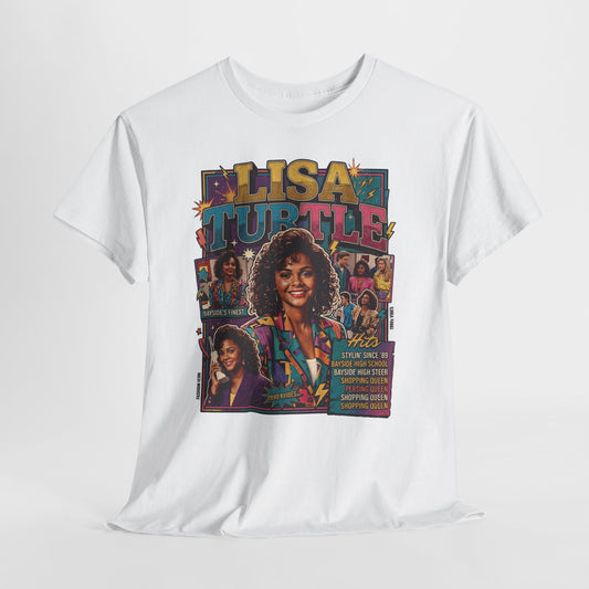Lisa Turtle Retro 90s Sitcom Tee — Saved by the Bell Graphic T-Shirt