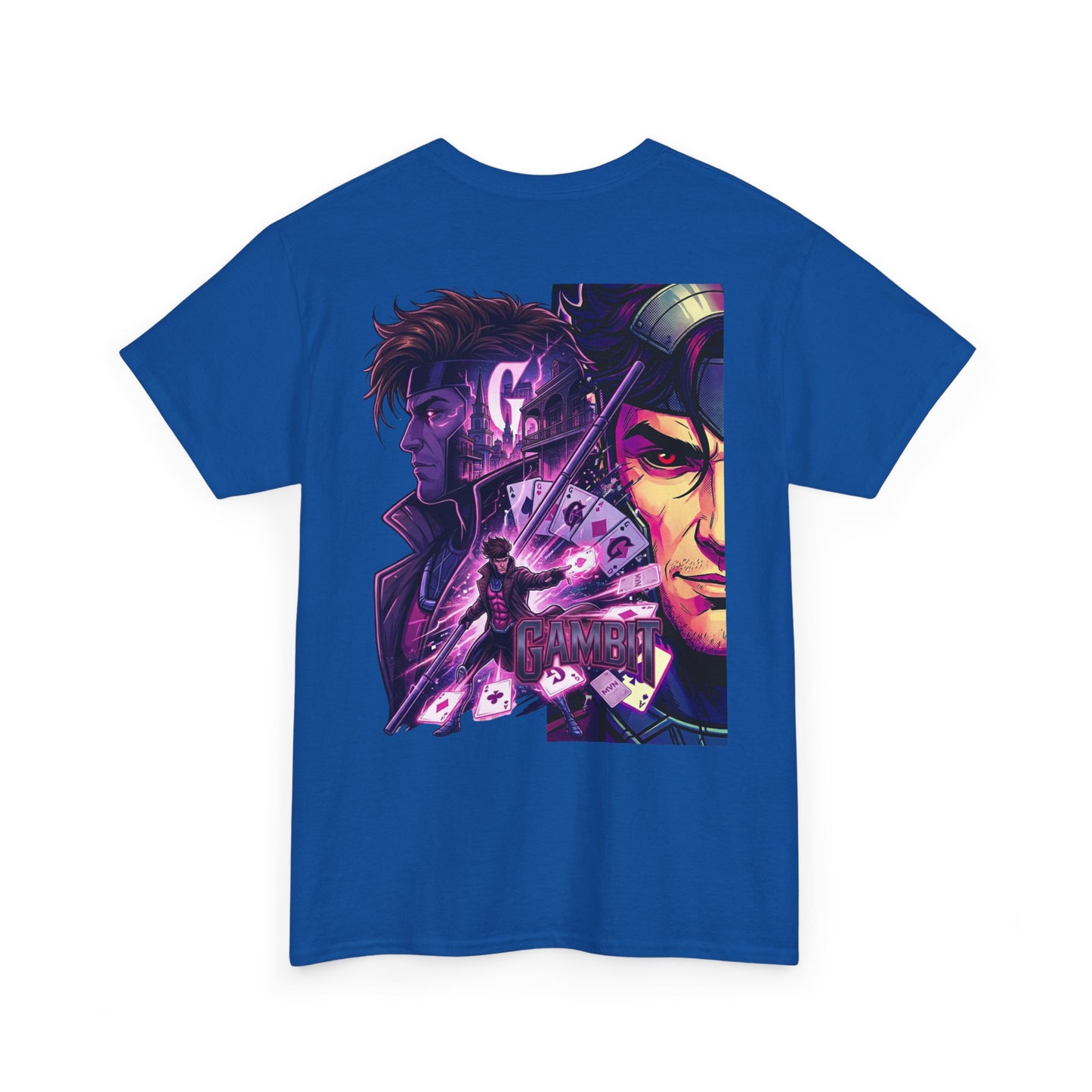 Neon Noir Anime Portraits T‑Shirt