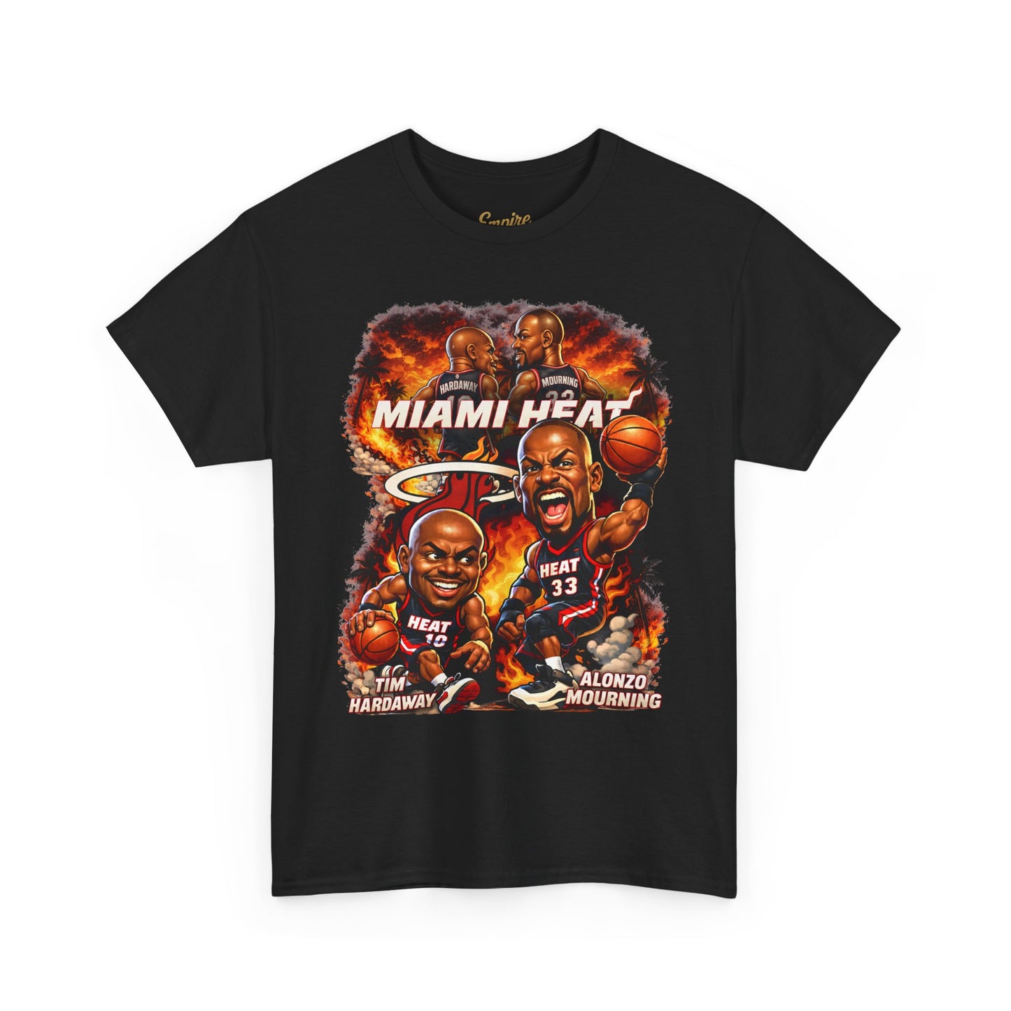 Miami Heat Retro Players Graphic Tee — Vintage Basketball Fan Shirt