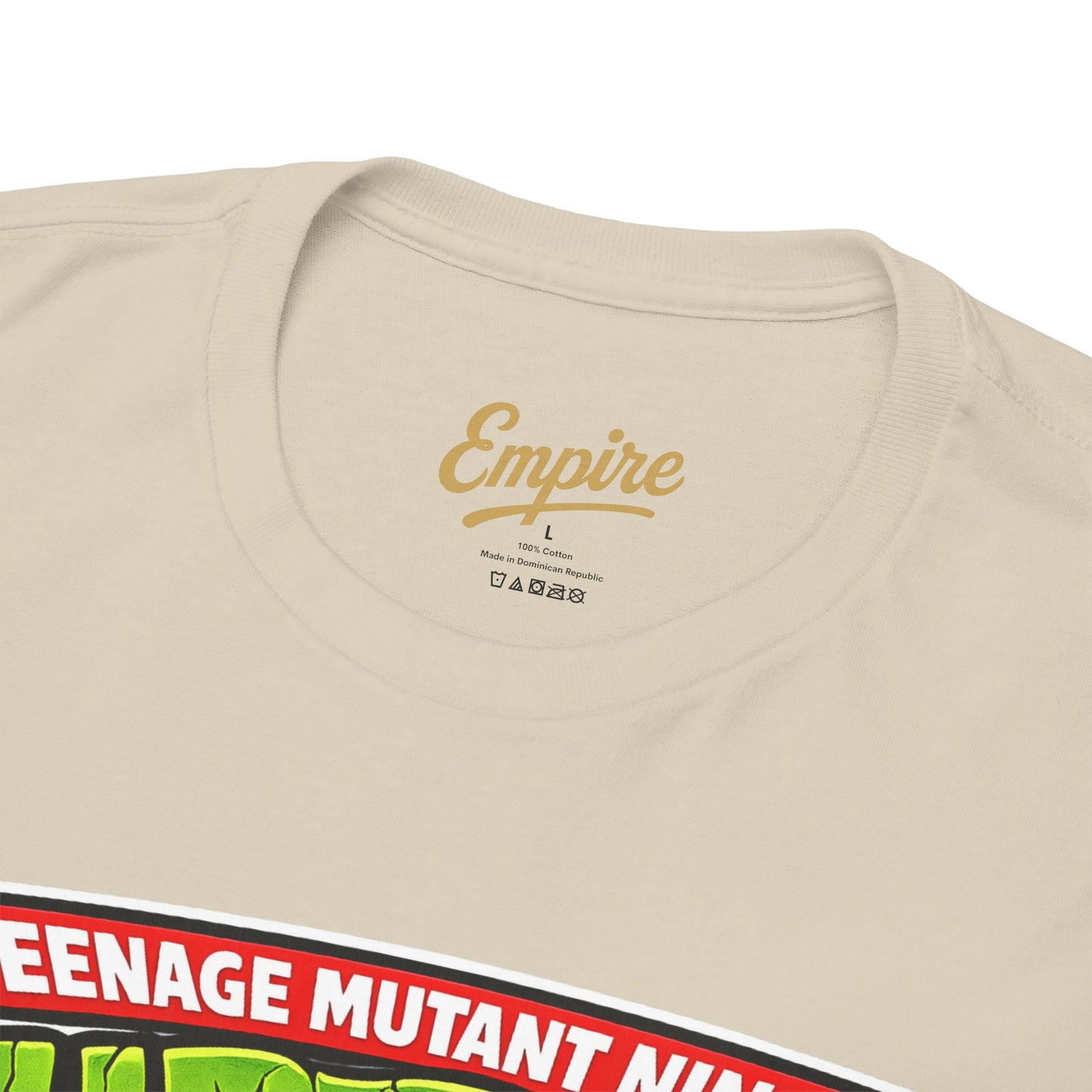 Teenage Mutant Ninja Turtles Graphic Tee — Retro TMNT Logo & Group Back Print