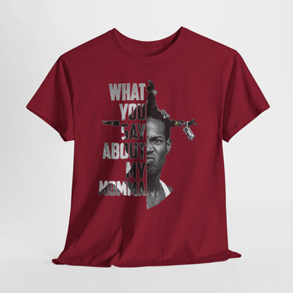 Loc Dog "What You Say About My Momma" Vintage Portrait T‑Shirt