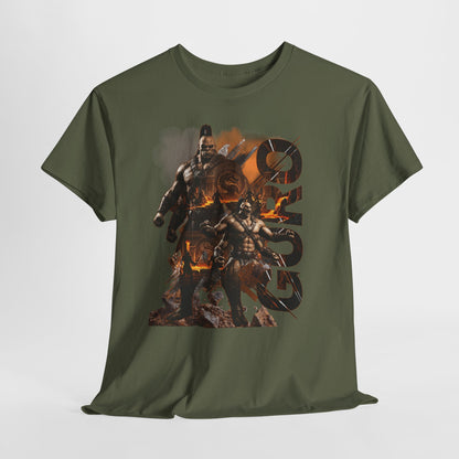 Goro Warrior Graphic Tee — Fantasy Samurai & Skull Design
