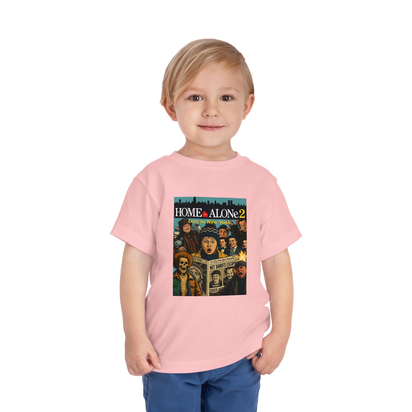 Home Alone 2 Toddler Tee - Fun Kid's Shirt for Movie Fans, Birthday Gift, Playtime, Family Movie Night, Holiday Apparel