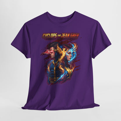 Sci‑Fi Phoenix & Cyborg Graphic Tee — 'You Are Not Alone' Retro Futuristic T‑Shirt