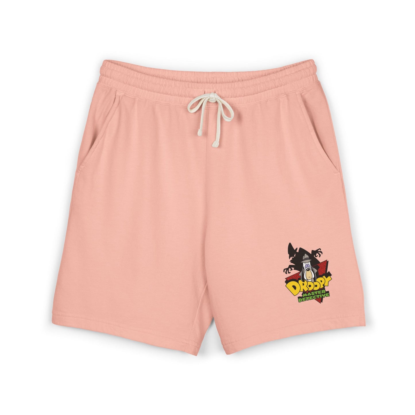 Lightweight Fleece Sweat Shorts with Vintage Surf Logo