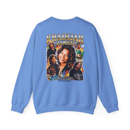 Khadijah James Vintage TV Tribute—Living Single Retro Graphic Crewneck Sweatshirt