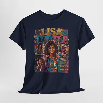 Lisa Turtle Retro 90s Sitcom Tee — Saved by the Bell Graphic T-Shirt