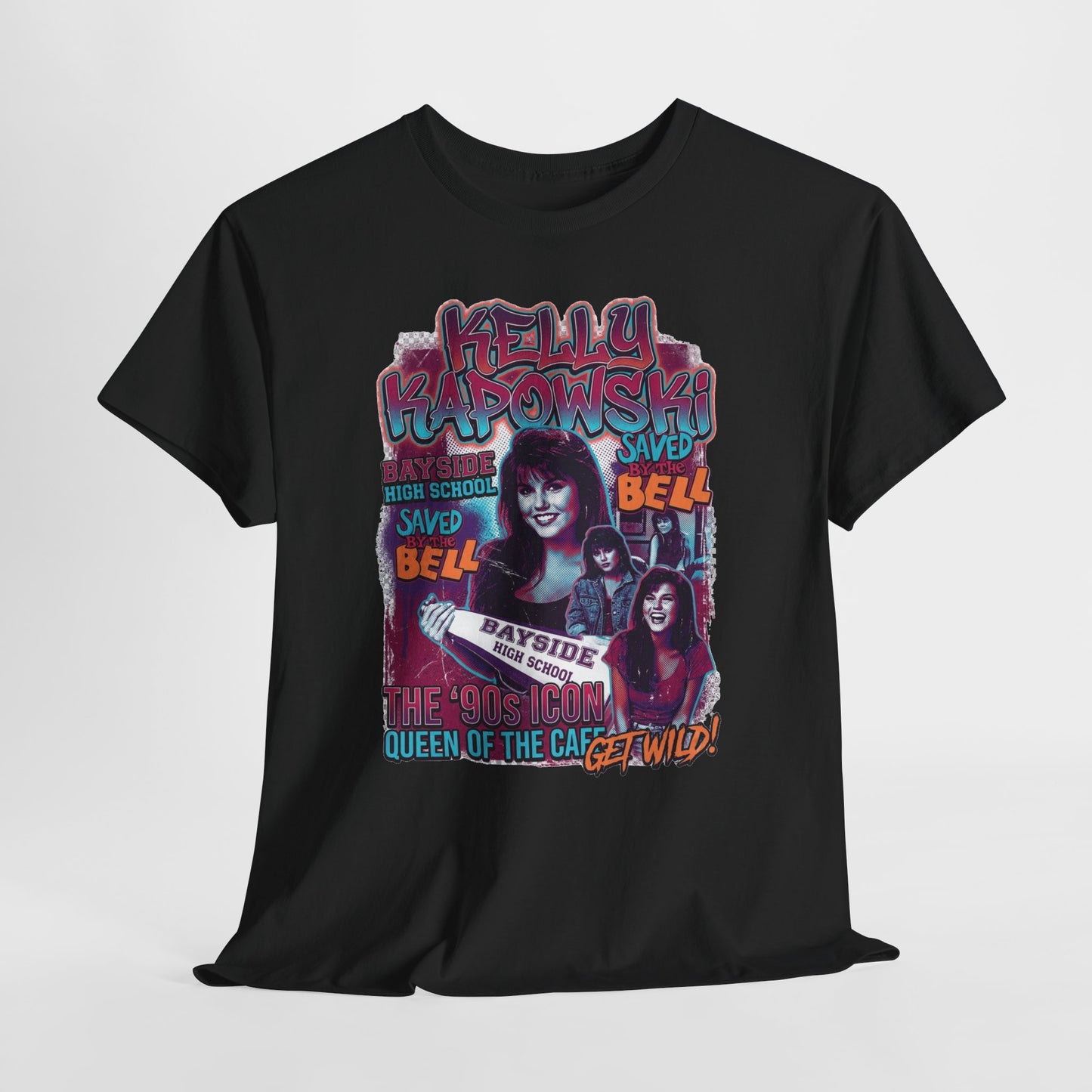 Retro ‘Saved by the Bell’ Kelly Kapowski Graphic Tee — Vintage 90s TV School Spirit T-Shirt