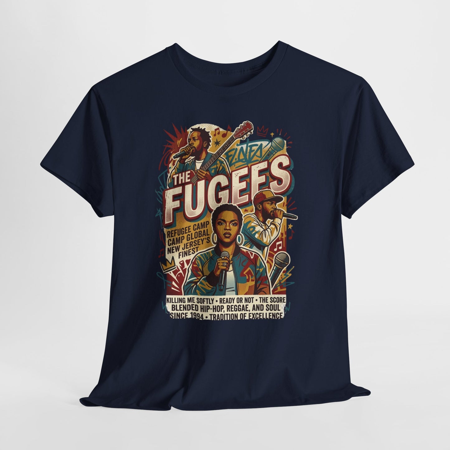 The Fugees Retro Graphic Tee – Vintage Hip Hop Concert Poster T-Shirt