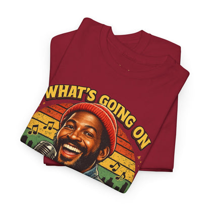 Marvin Gaye Tribute Tee, Vintage Music T-Shirt, Unisex Cotton Tee, Retro Style Shirt, Gift for Music Lovers, Perfect for Concerts