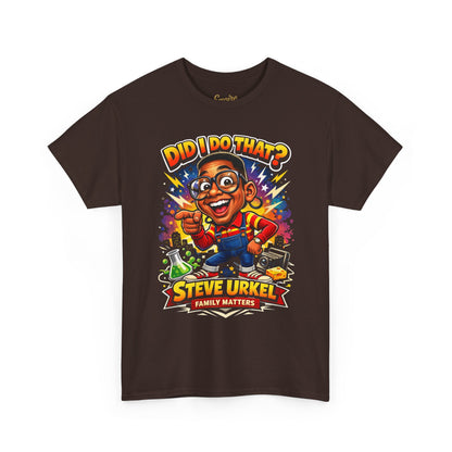 Did I Do That? Steve Urkel Tee – Retro 90s Family Matters Graphic Shirt