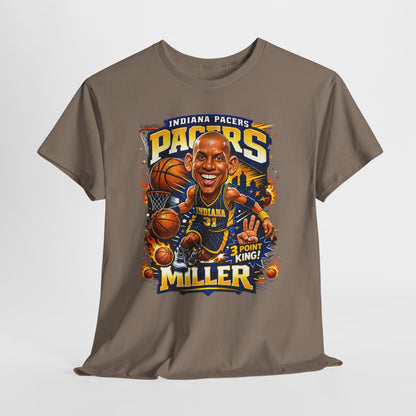 Pacers Miller 3-Point King Basketball T-Shirt