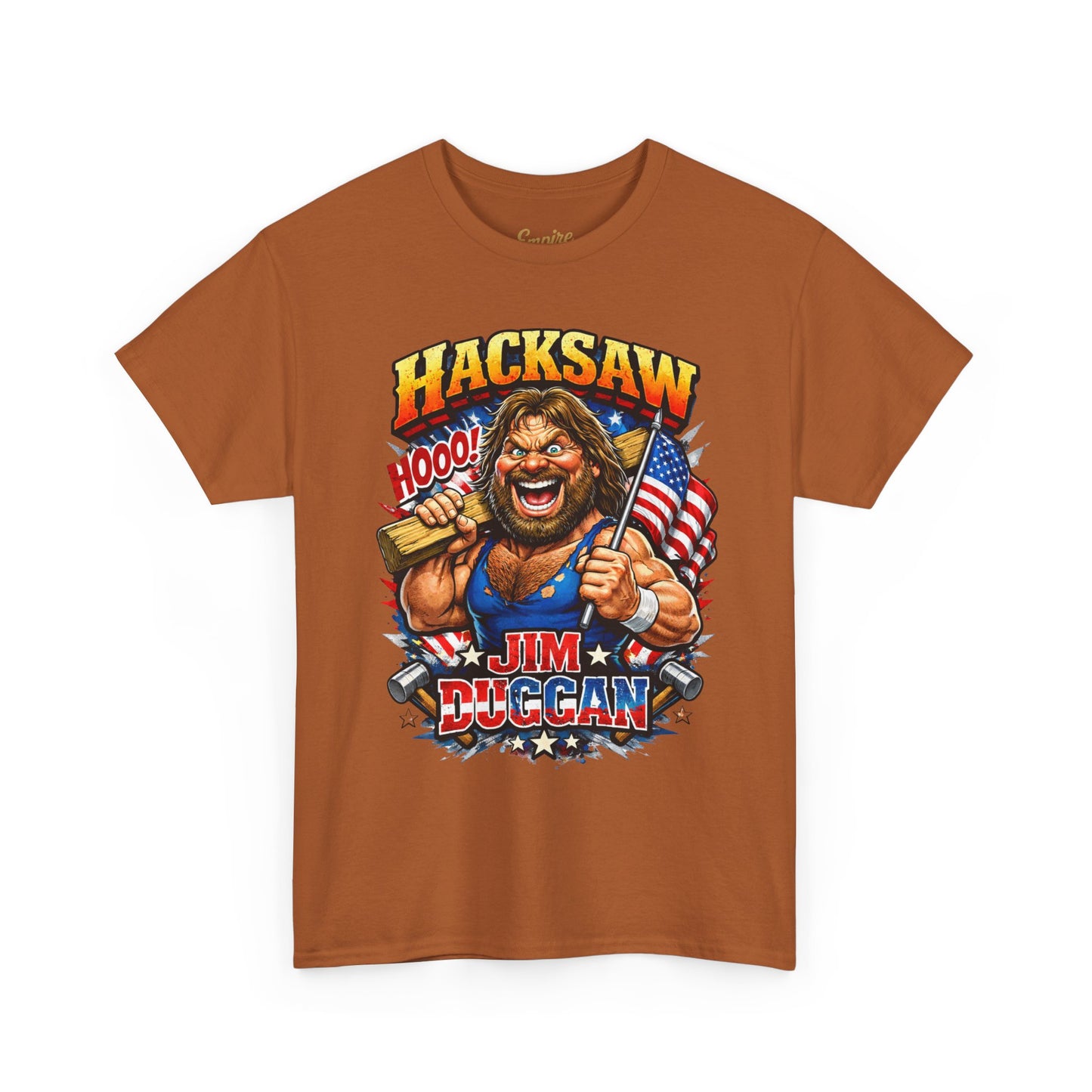 Jim Duggan “Hacksaw” Graphic Tee – Retro Wrestling Fan Shirt