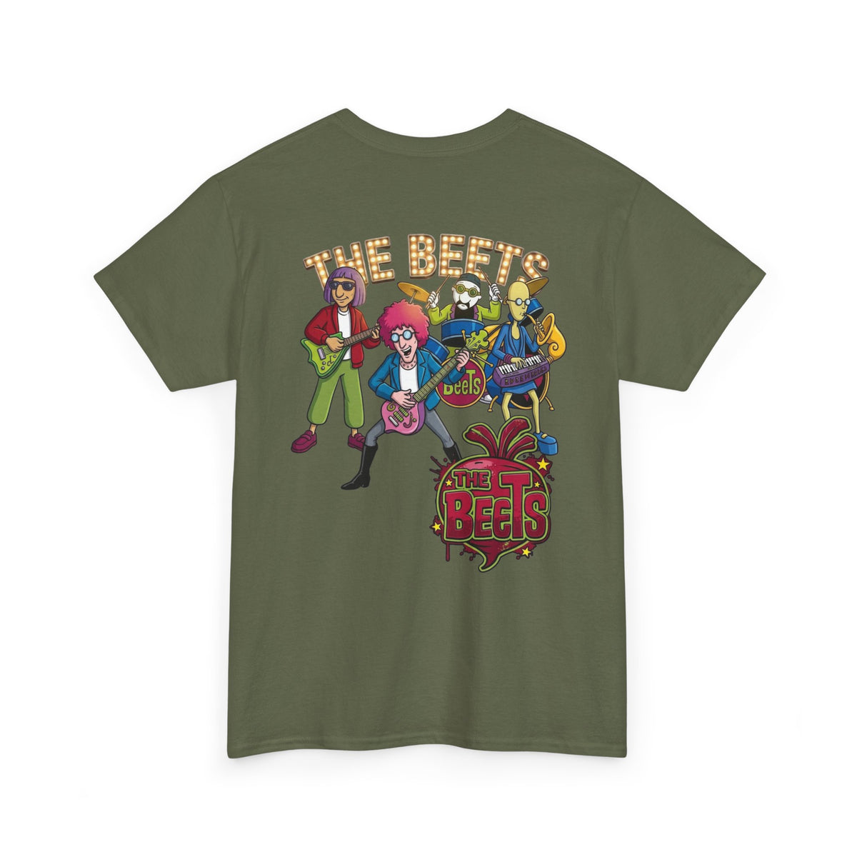 The Beets Band Tee — Retro Cartoon Rock Band T‑Shirt