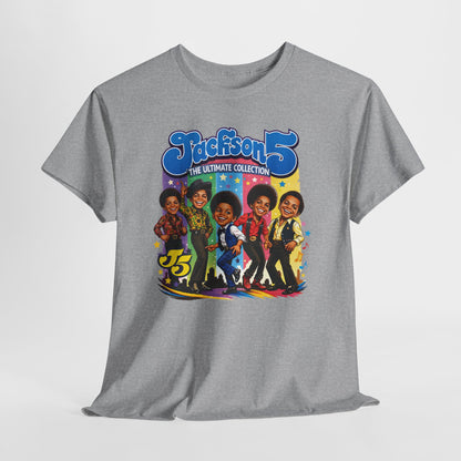 Jackson 5 Retro Graphic Tee — 'The Ultimate Collection' Vintage Band T-Shirt