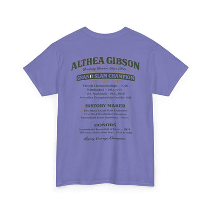 Althea Gibson 'Breaking Barriers' Tennis T-Shirt — Vintage Grand Slam Champion Tribute