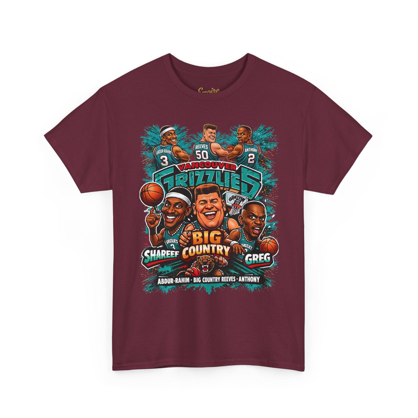 Grizzlies Big Country Basketball Tee
