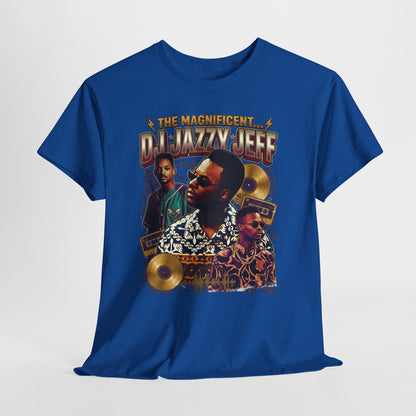 DJ Jazzy Jeff Tribute Tee — "The Magnificent DJ Jazzy Jeff" Retro Hip-Hop Graphic Shirt