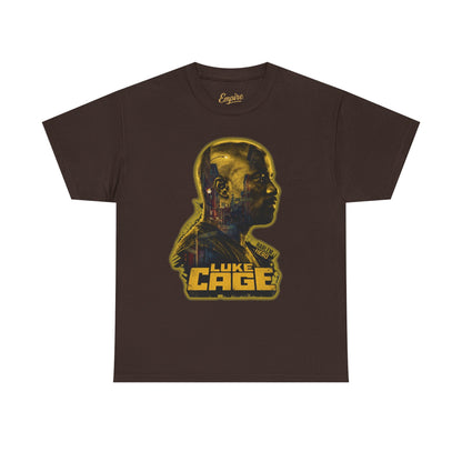 Luke Cage Profile Graphic Tee — Retro Marvel Street Hero T‑Shirt