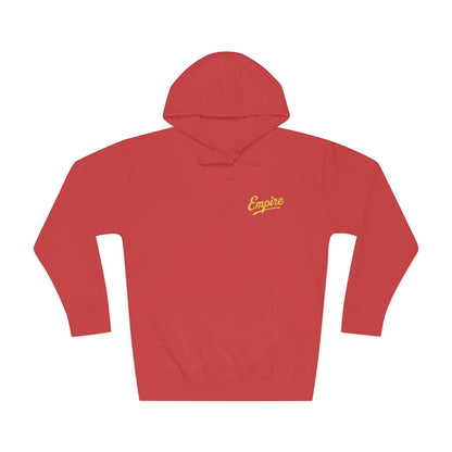 EMPIRE Unisex Fleece Hoodie with Embroidered Design