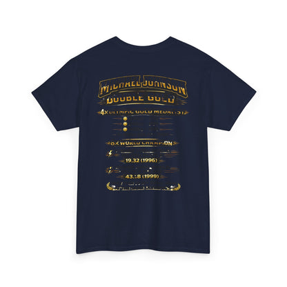 Michael Johnson 'Double Gold' Olympic Track Tribute Tee