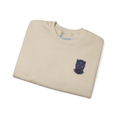 Black Panther Crewneck Sweatshirt — Marvel Black Panther Graphic