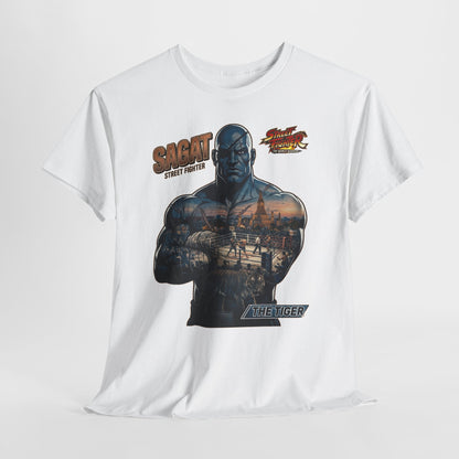 Sagat Street Fighter Graphic Tee – Vintage Fighter Poster T-Shirt