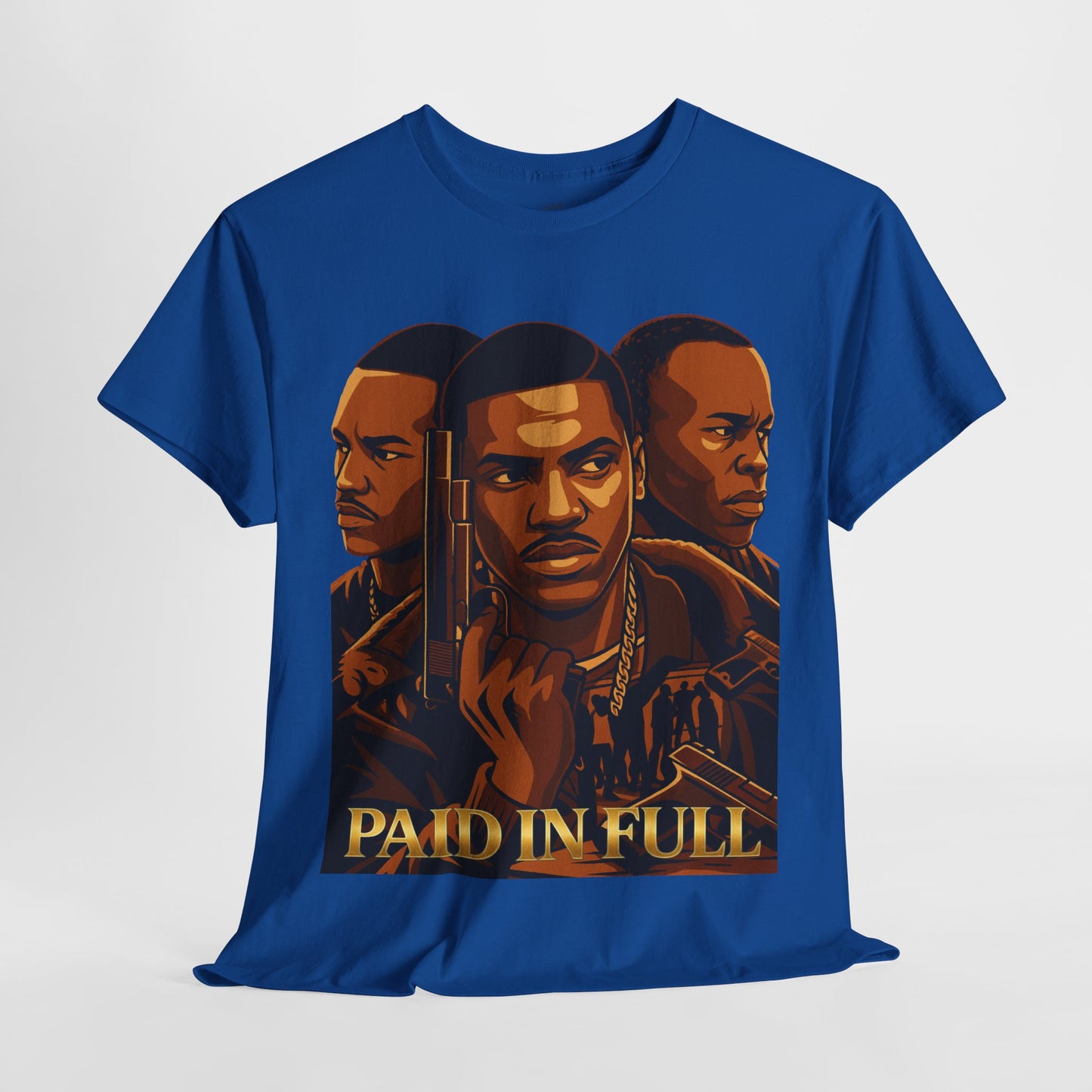 Paid In Full Graphic Tee, Hip Hop Shirt, Retro Music Apparel, Gift for Music Lovers, Unisex Cotton T-Shirt