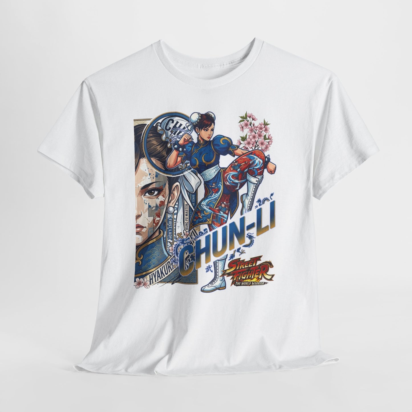 Chun-Li Street Fighter Graphic Tee — Retro Arcade Fighting Game Shirt