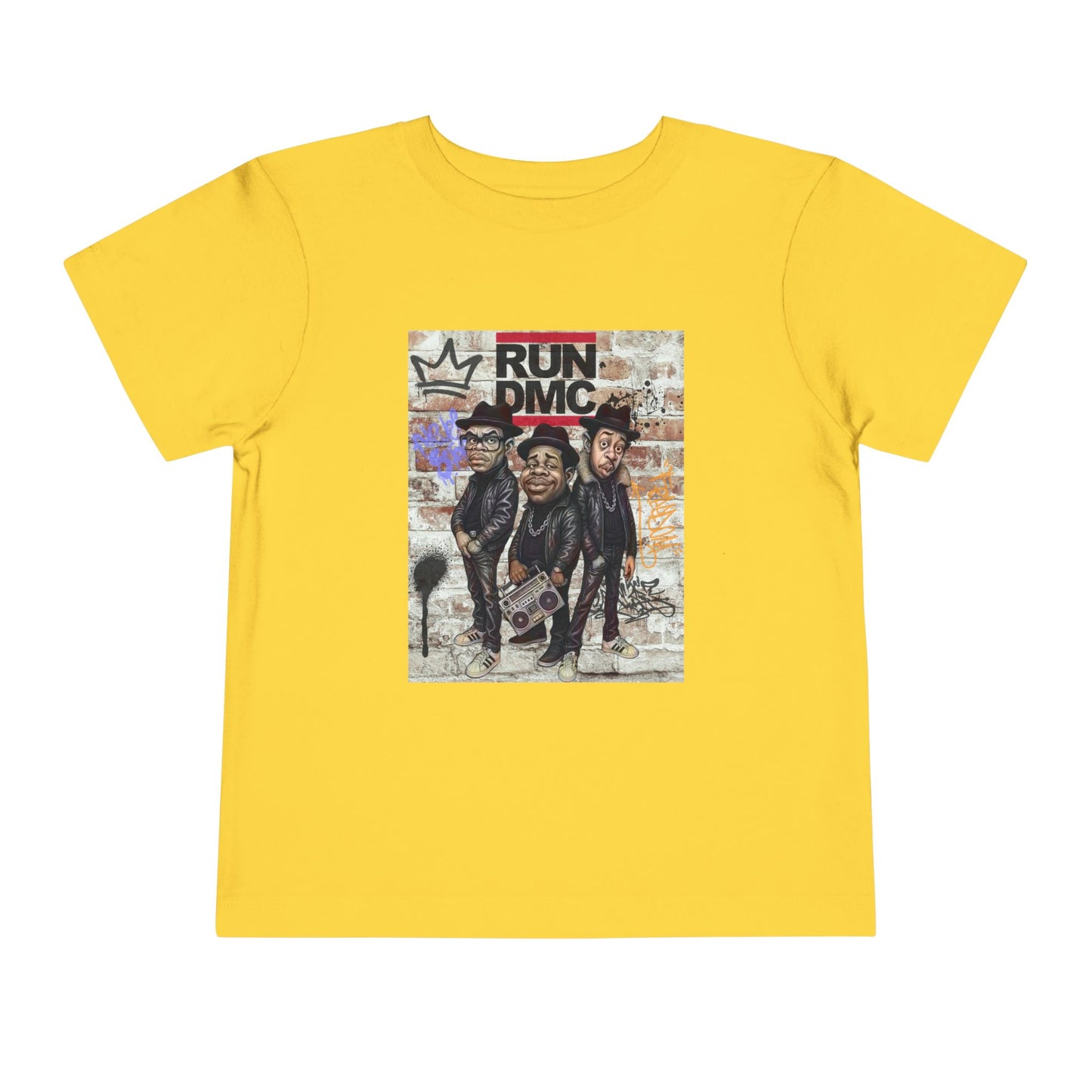 Toddler Short Sleeve Tee with Iconic Design, Hip-Hop Kids Shirt, Music Lover Gift, Birthday Outfit, Cool Toddler Apparel