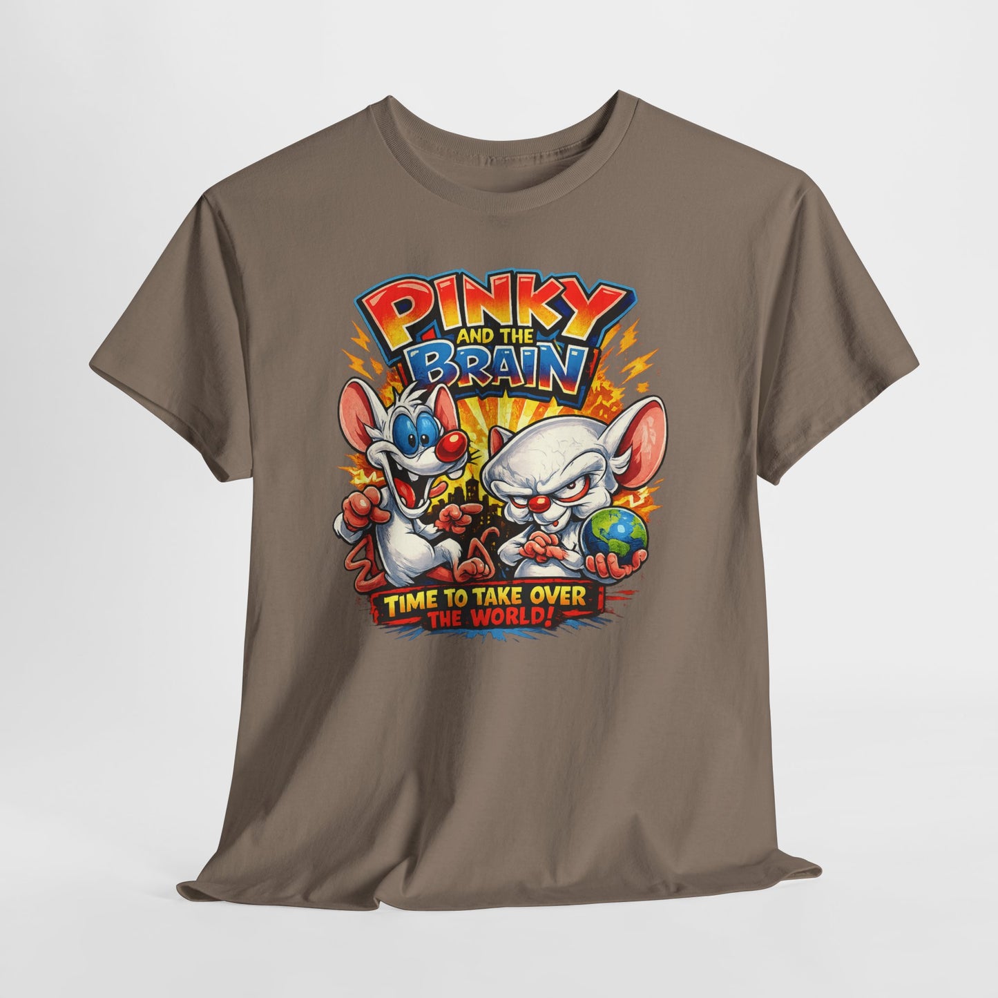 Pinky and the Brain "Time to Take Over the World" T‑Shirt