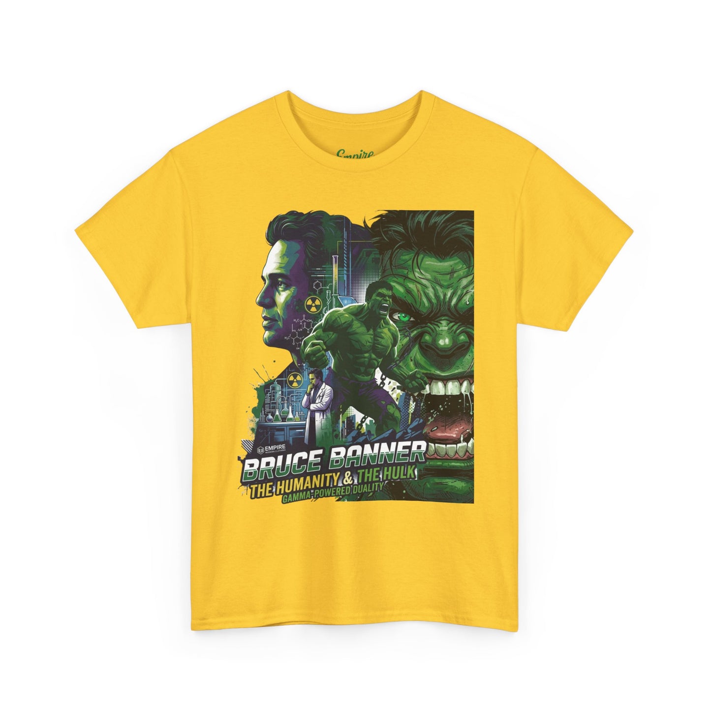 Hulk Comic Movie Poster T-Shirt – 'Bruce Banner' Graphic Tee