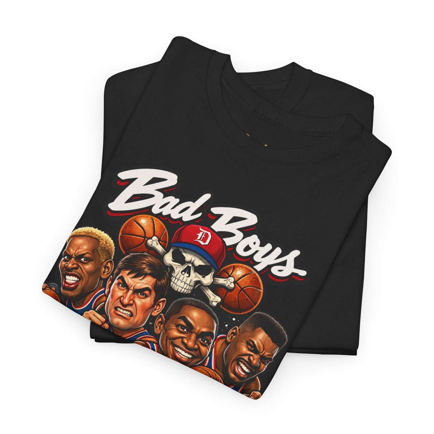 Detroit Pistons "Bad Boys" T-Shirt — Vintage Basketball Team Tee