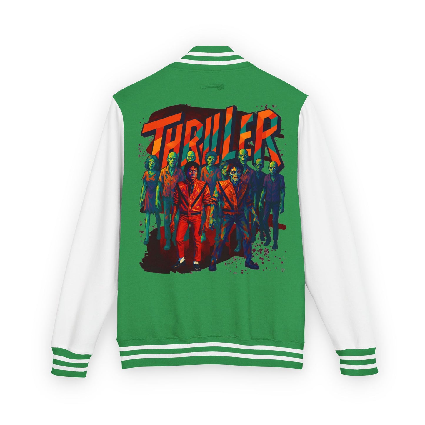 Letterman Jacket — 'Thriller' Retro Horror Dance Graphic