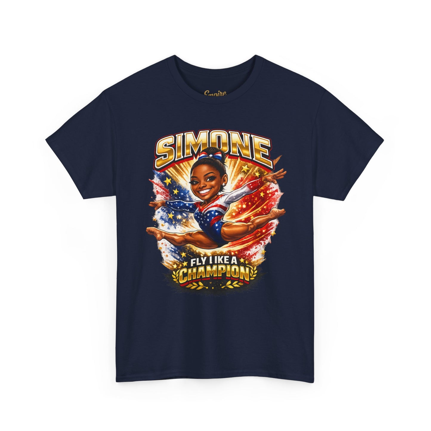 Simone Champion Gymnastics T-Shirt — "Fly Like a Champion" Tribute Tee