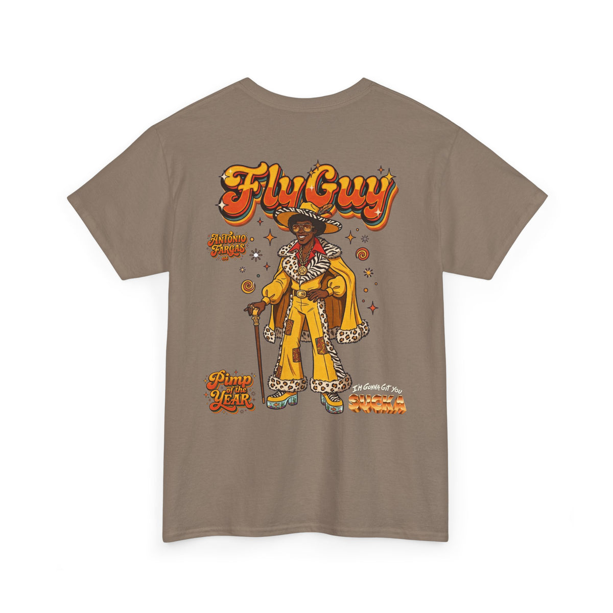 Fly Guy Retro "Pimp Of The Year" Graphic T-Shirt - I'm Gonna Get You Sucka Movie