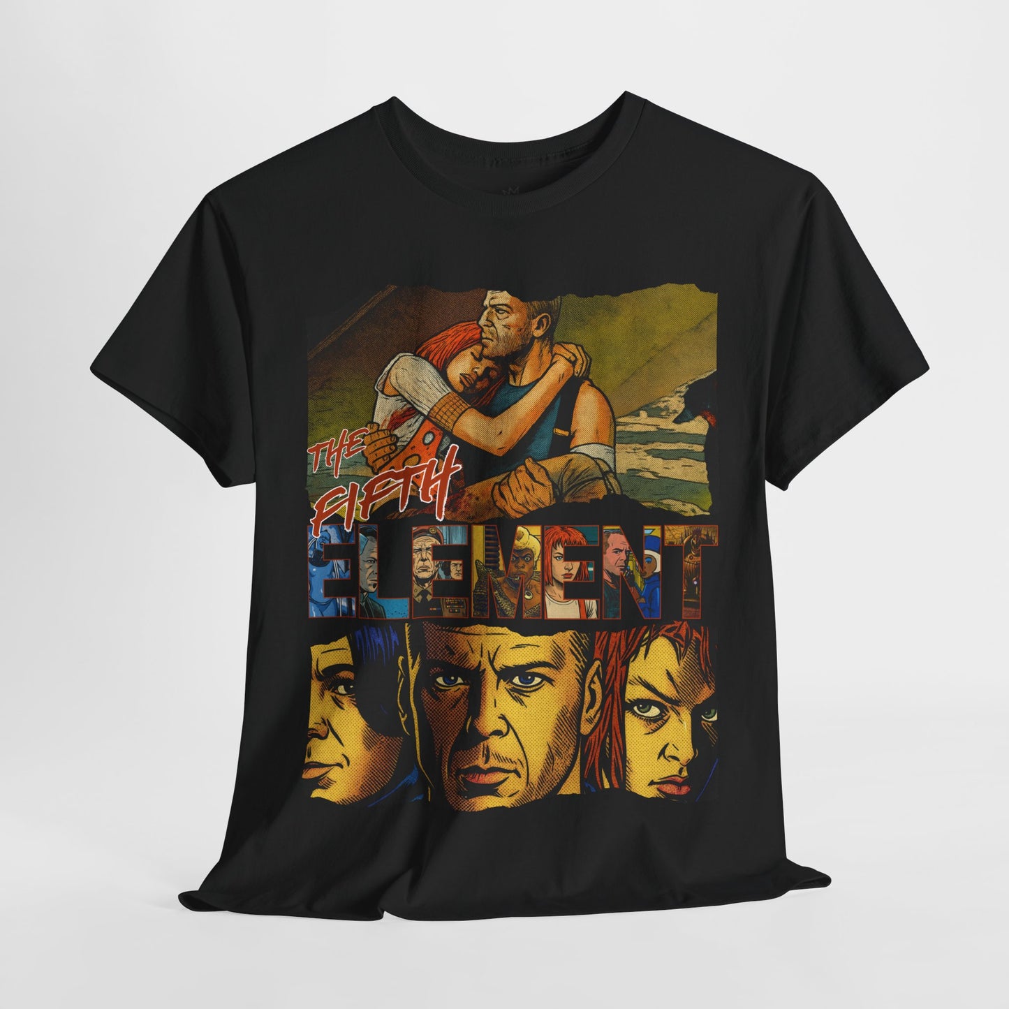 The 5th Element Design, Casual Wear for Music Lovers, Stylish Gift for Friends, Perfect for Festivals, Unisex Summer Shirt
