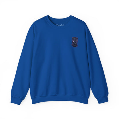 Black Panther Crewneck Sweatshirt — Marvel Black Panther Graphic