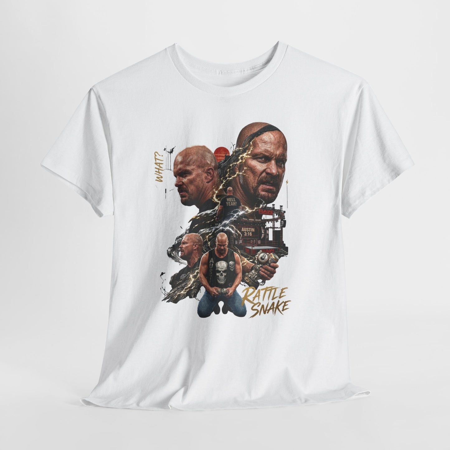 Vintage Stone Cold Austin 3:16 Collage Tee