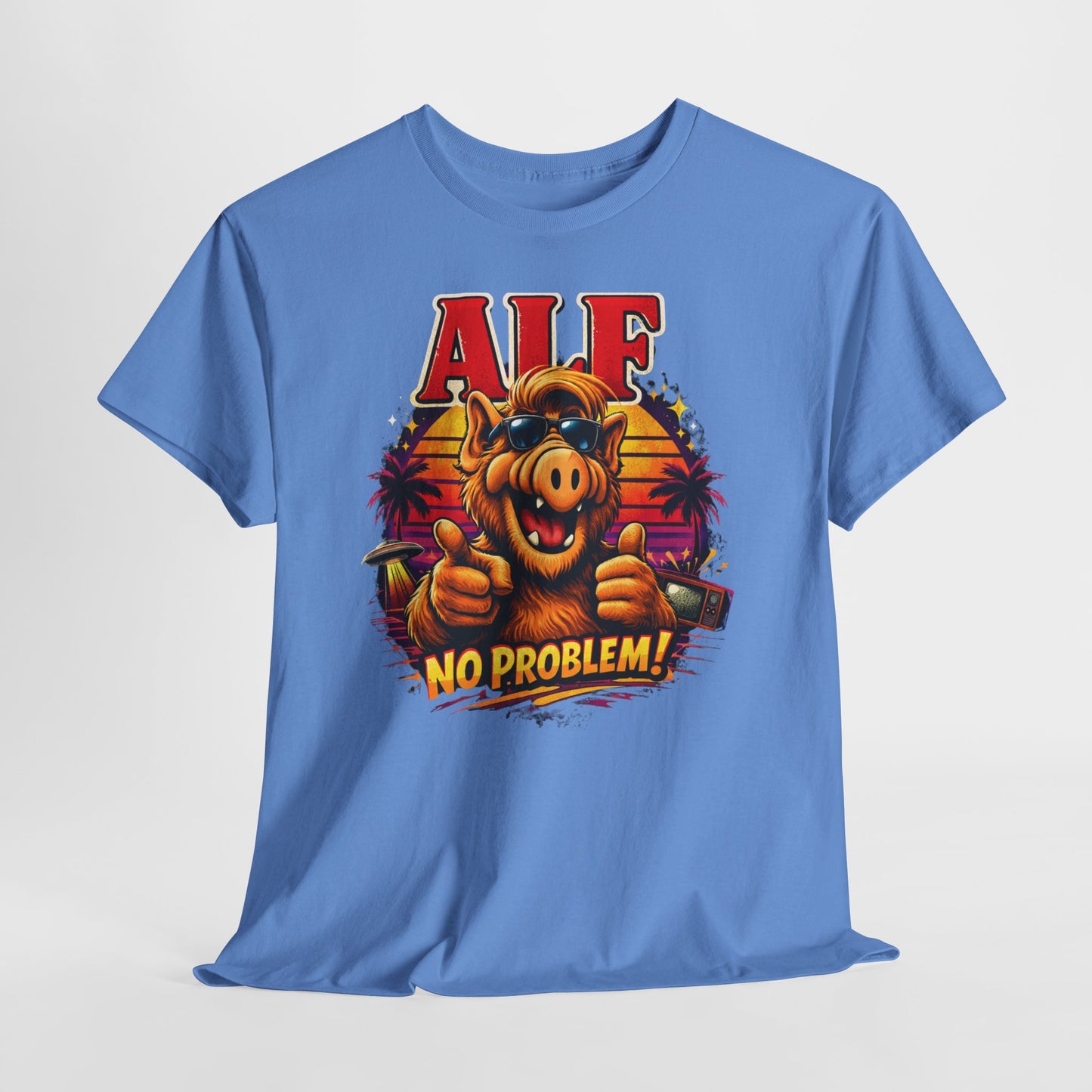 ALF “No Problem!” Graphic Tee — Retro 80s TV Character T-Shirt